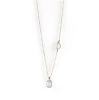 Collana Damiani Donna MINOU FULL PAVE' FORM in Oro bianco Diamante 0.37 Ct 20091100 - 20091100